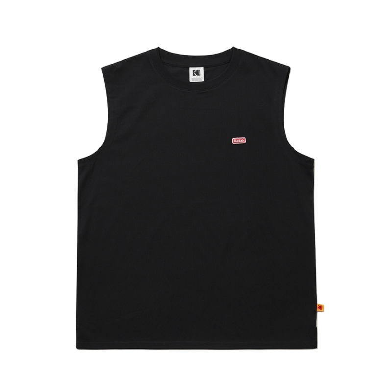 ブリーズポップエアロクールビッググラフィックスリーブレスTシャツ【ブラック】