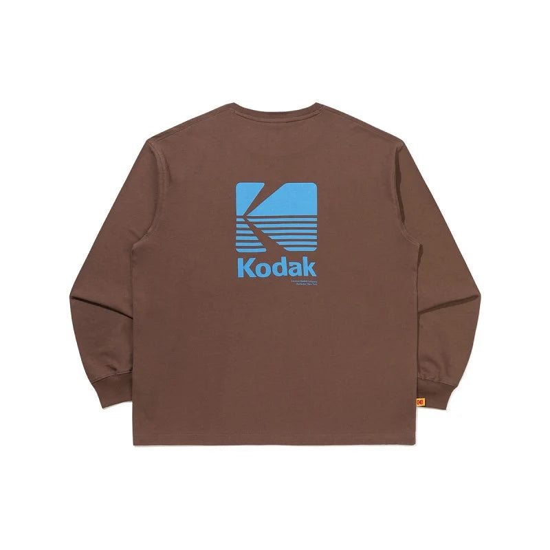 エッセンシャルビッグロゴロングスリーブTシャツ【ブラック】
