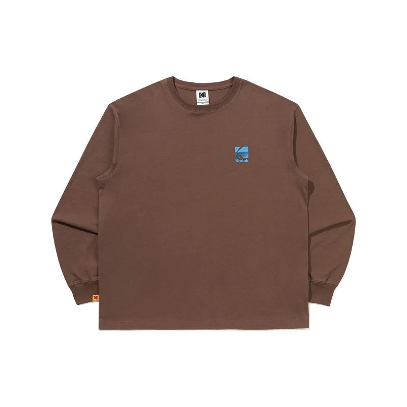 エッセンシャルビッグロゴロングスリーブTシャツ【ブラック】