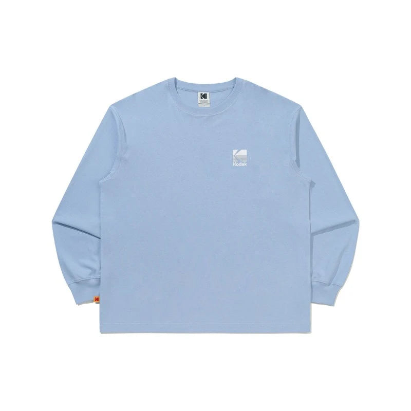 エッセンシャルビッグロゴロングスリーブTシャツ【ブラック】