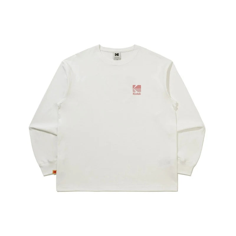 エッセンシャルビッグロゴロングスリーブTシャツ【ブラック】