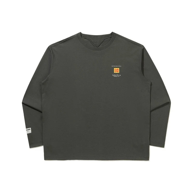 レーシングエンジニアリンググラフィックロングスリーブTシャツ【ブラック】