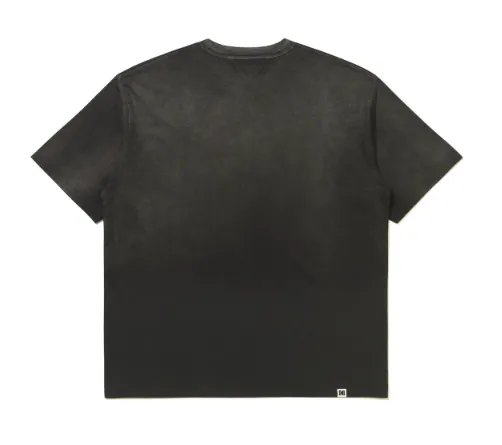 フラッシュウォッシング ブラー ビッグロゴ ショートスリーブ Tシャツ【ブラウン】
