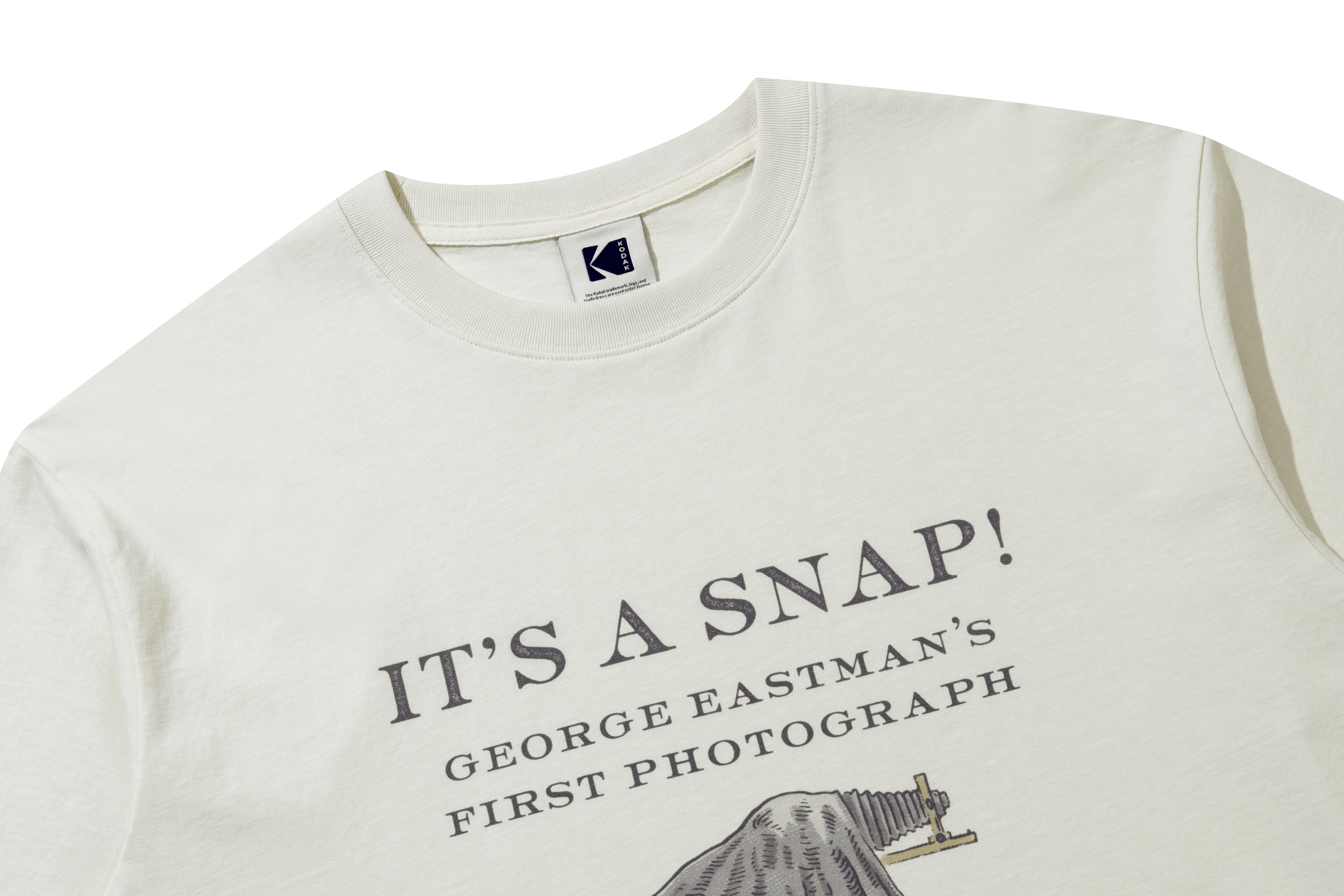 ヘリテージ ジョージ・イーストマン ショートスリーブTシャツ【アイボリー】