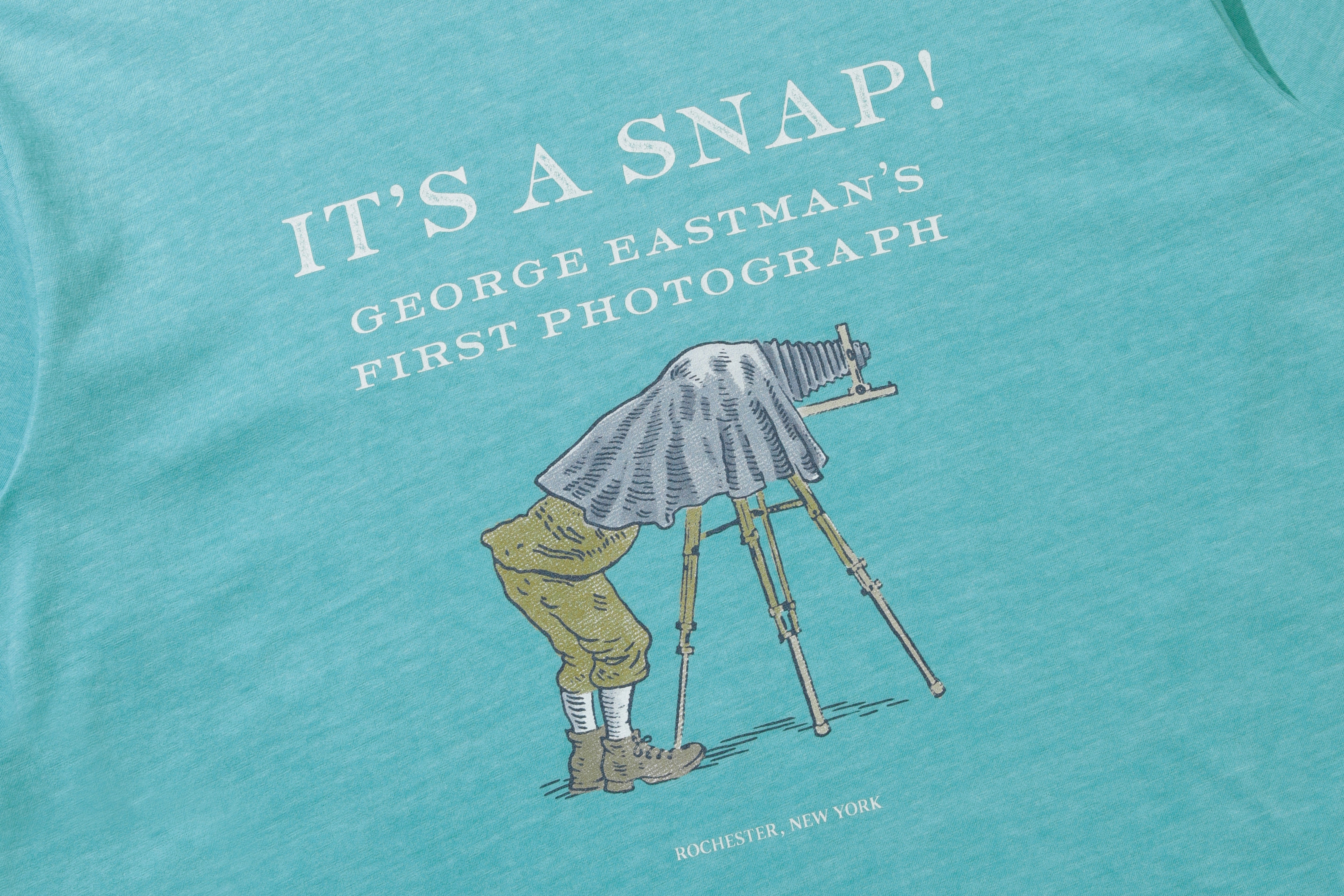 ヘリテージ ジョージ・イーストマン ショートスリーブTシャツ【アイボリー】