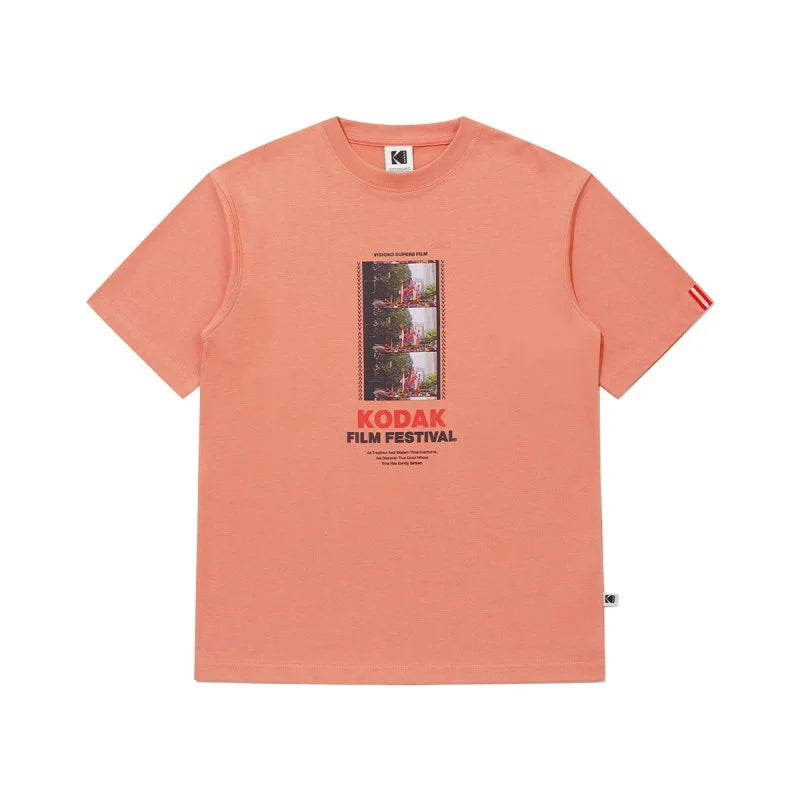 【予約】コダック フィルムフェスティバルフレーム半袖Tシャツ【ホワイト】