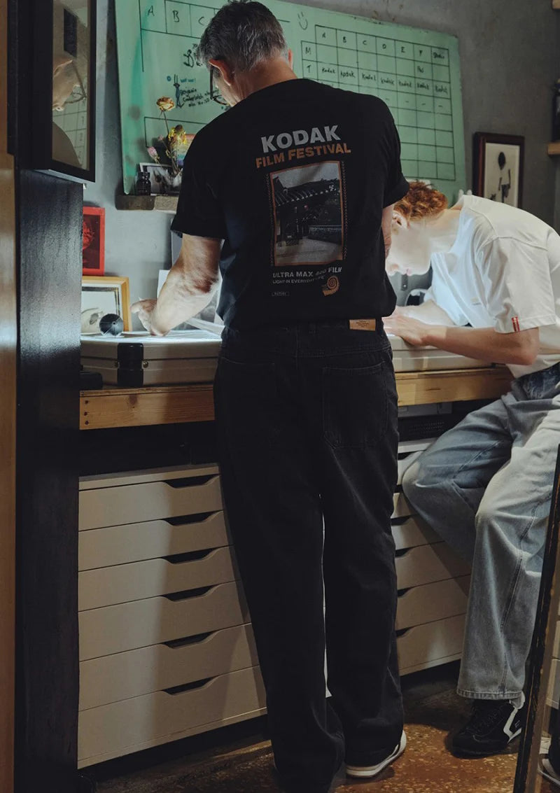 【予約】コダック フィルムフェスティバルモーメント半袖Tシャツ【ホワイト】
