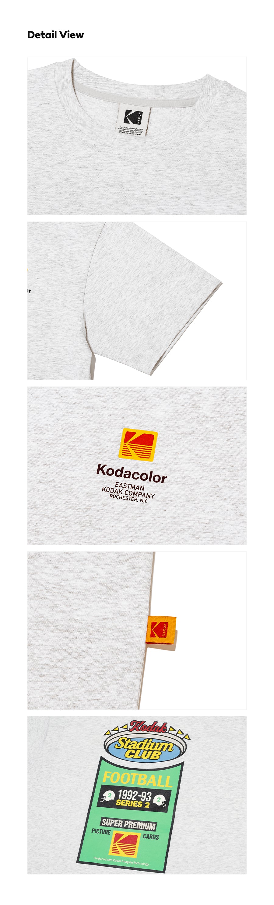 スタジアムグラフィックTシャツ【メランジグレー】