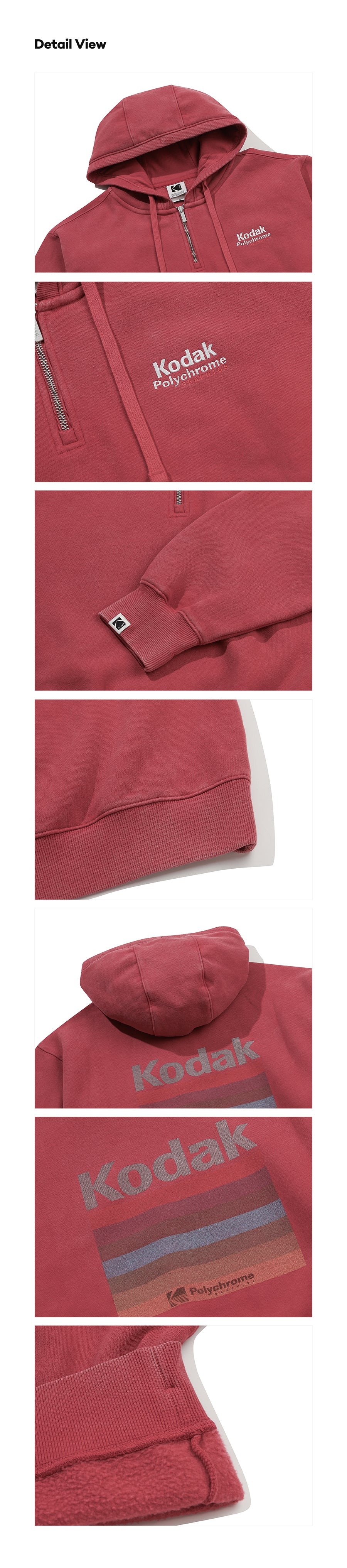 (Women) レインボースノーウォッシュドブラッシュドフーディ【ピンク】