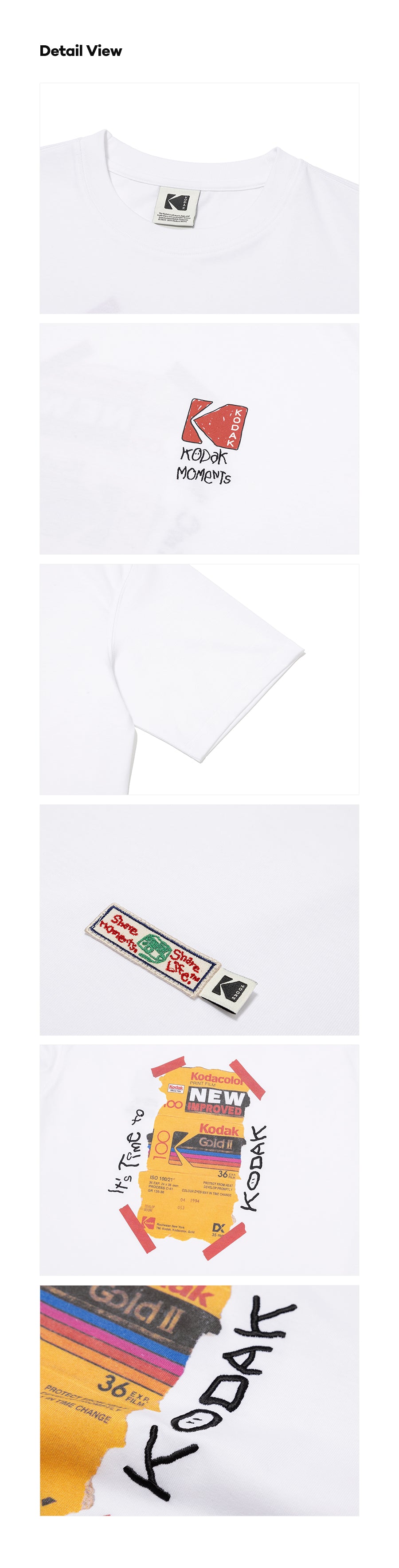 Exclusive) コダック モーメンツ Tシャツ【ホワイト】