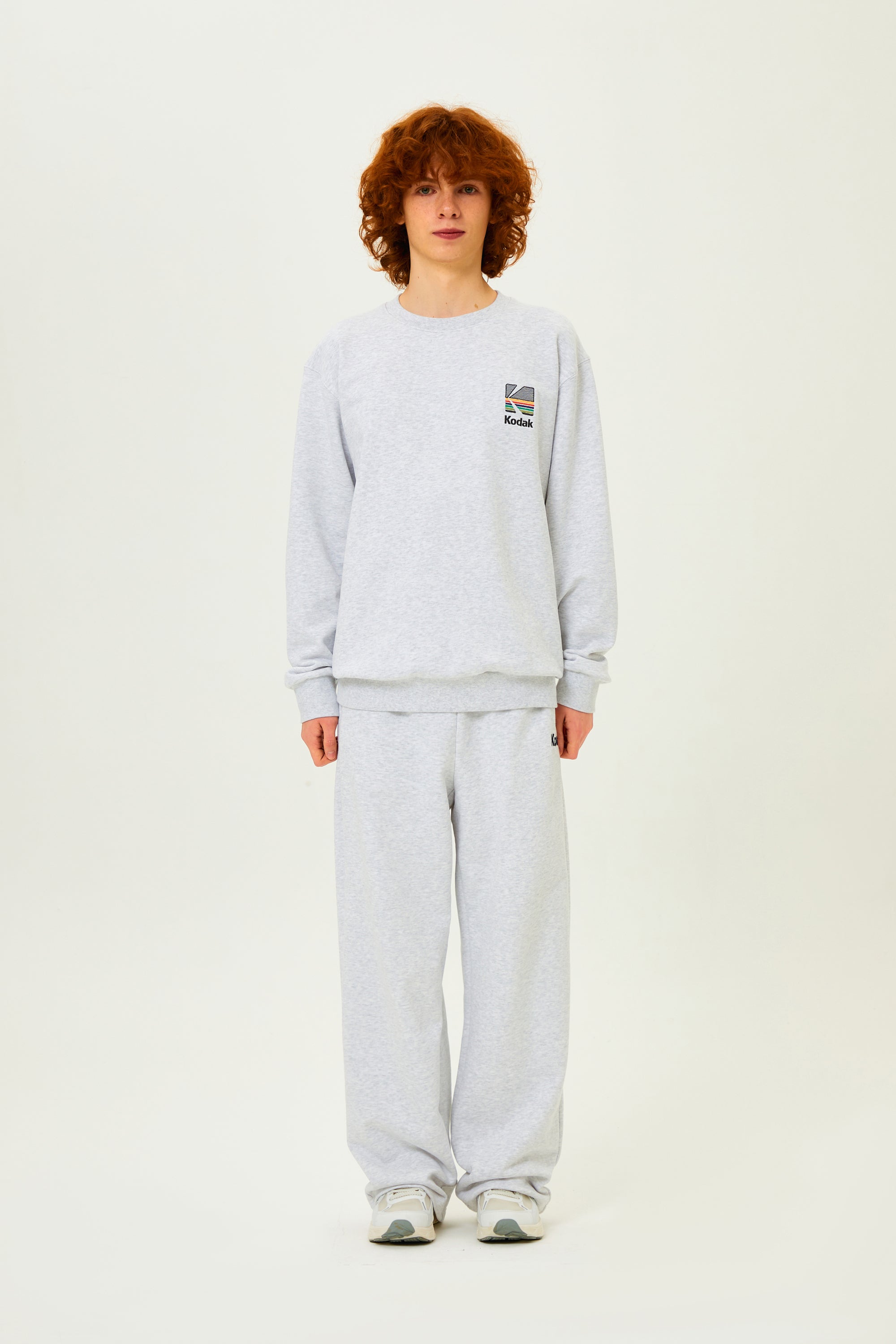 レインボースウェット【ホワイトメランジグレー】