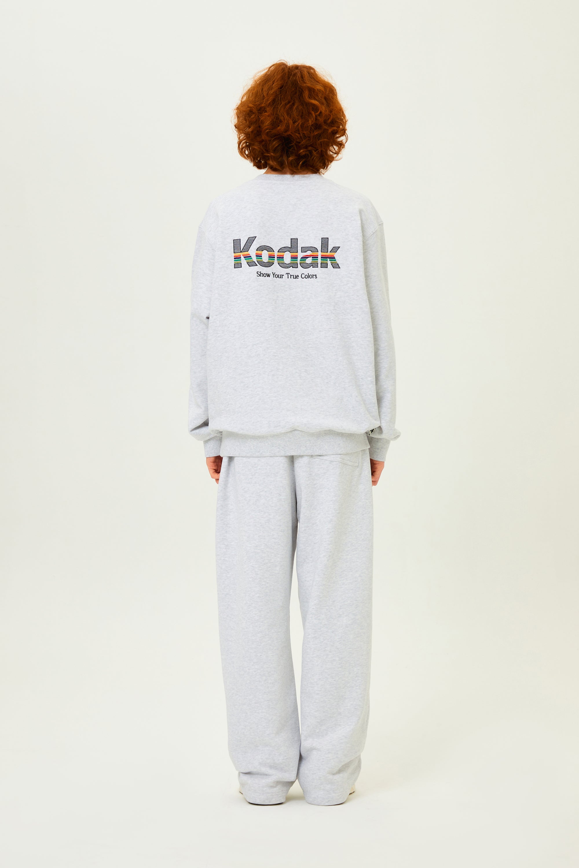 レインボースウェット【ホワイトメランジグレー】